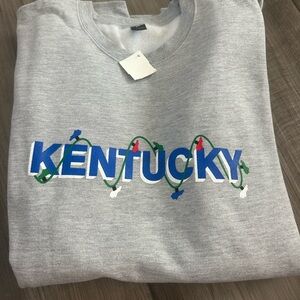 Gray Kentucky Graphic Men's Sweater